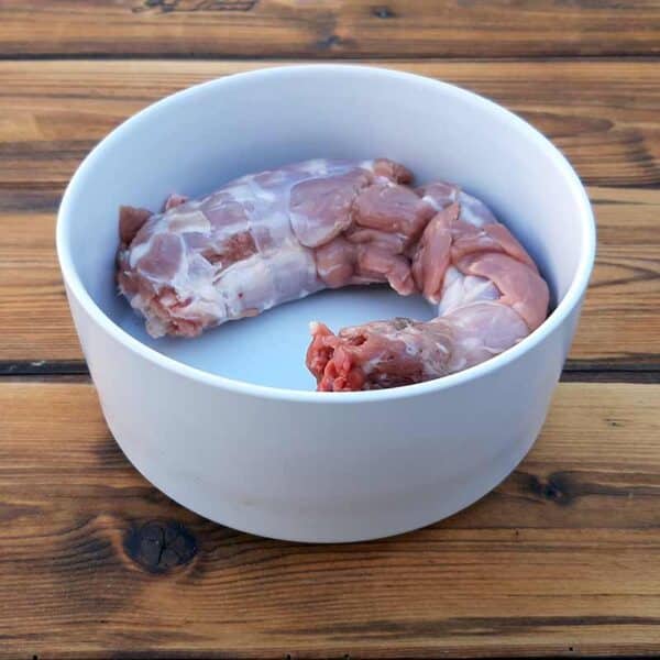 Hundefutter Putenhals
