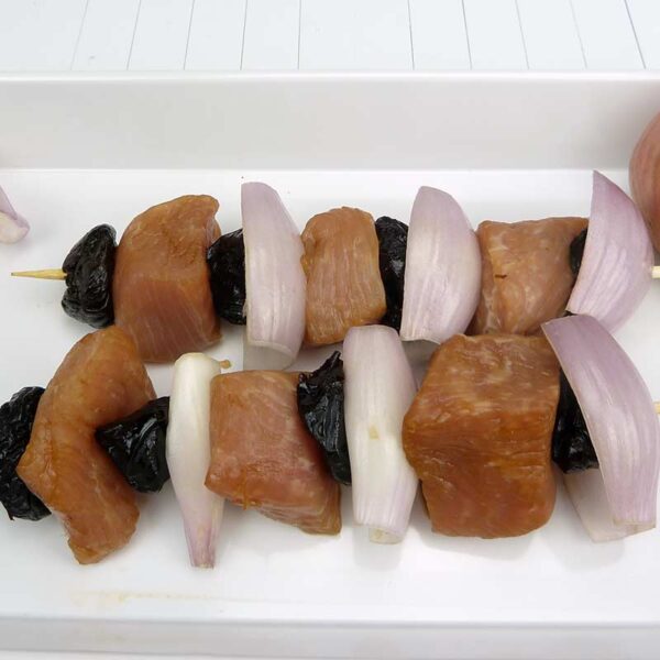 Puten Fondue-Fleisch