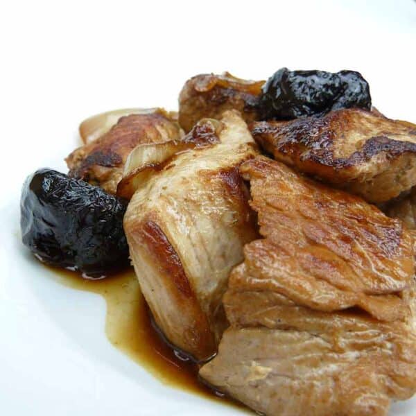 Puten Fondue-Fleisch