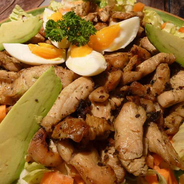 Putengeschnetzeltes mit Knoblauchmarinade