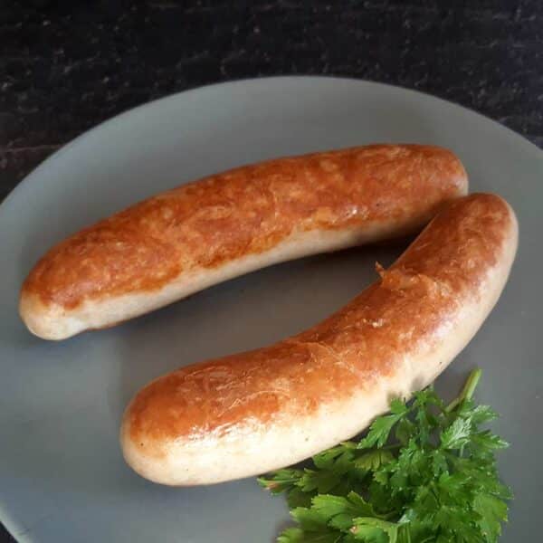 Weiße Putenbratwurst