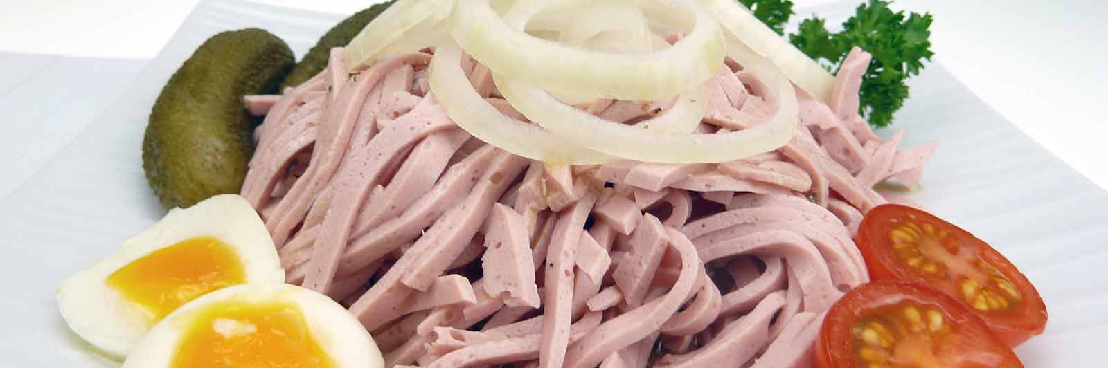 Puten-Wurstsalatstreifen