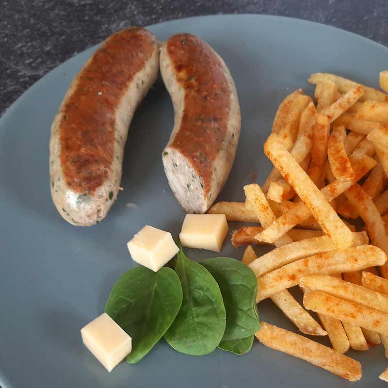 Puten-Spinat-Käse-Griller