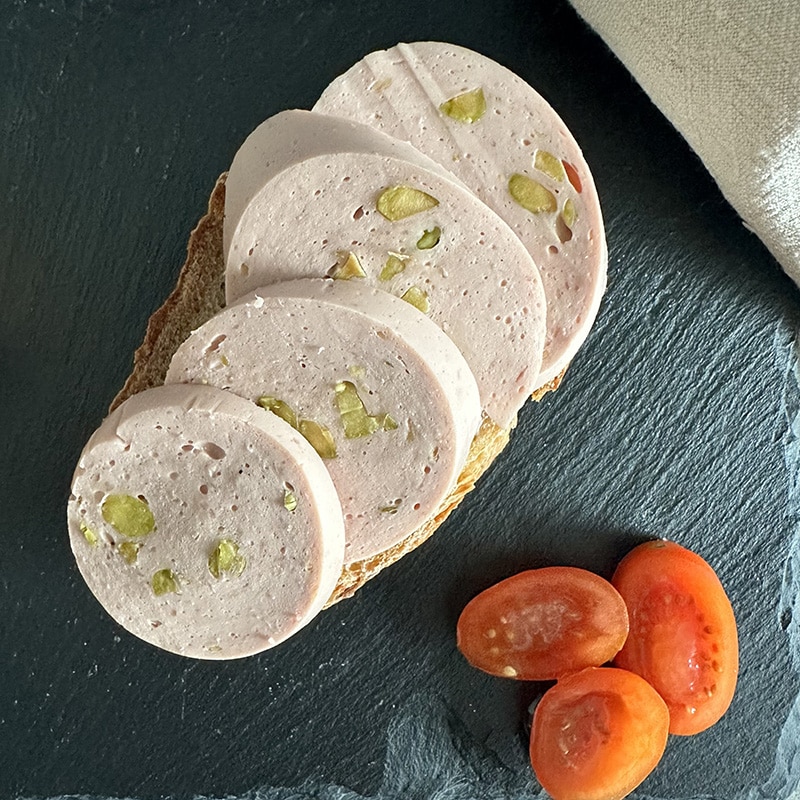 Puten Pistazien-Lyoner, Portionswurst – Bild 3