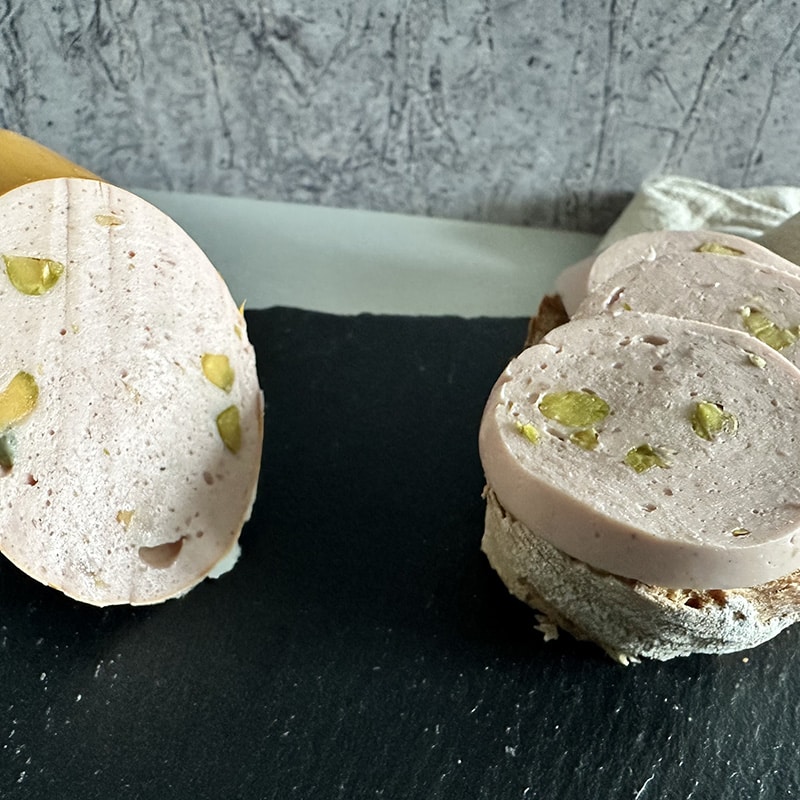 Puten Pistazien-Lyoner, Portionswurst – Bild 2